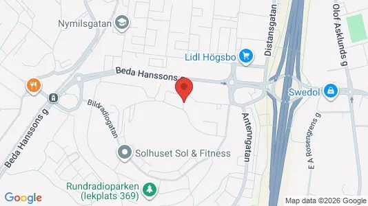 Apartments for rent i Askim-Frölunda-Högsbo - kort over placeringen