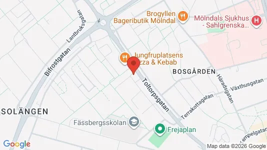 Apartments for rent i Mölndal - kort over placeringen