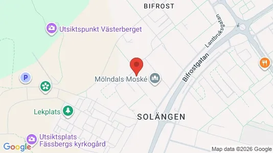 Apartments for rent i Mölndal - kort over placeringen