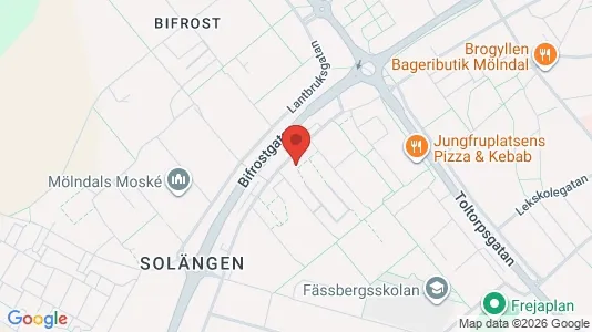 Apartments for rent i Mölndal - kort over placeringen