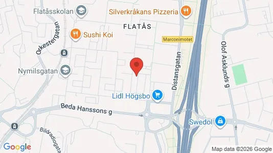 Apartments for rent i Askim-Frölunda-Högsbo - kort over placeringen