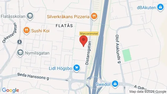 Apartments for rent i Askim-Frölunda-Högsbo - kort over placeringen