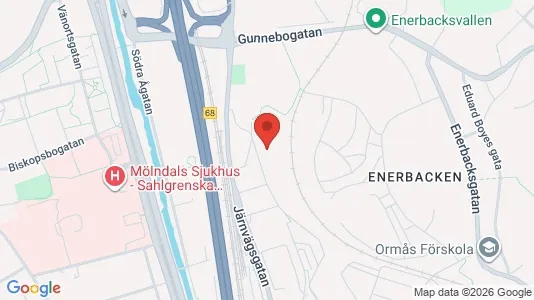 Apartments for rent i Mölndal - kort over placeringen