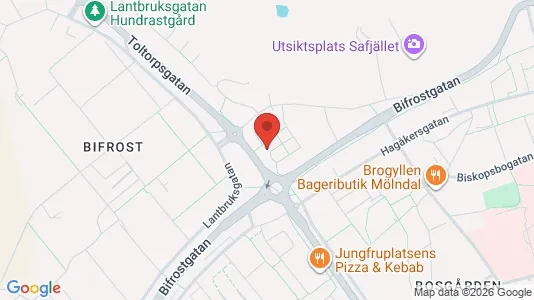 Apartments for rent i Mölndal - kort over placeringen