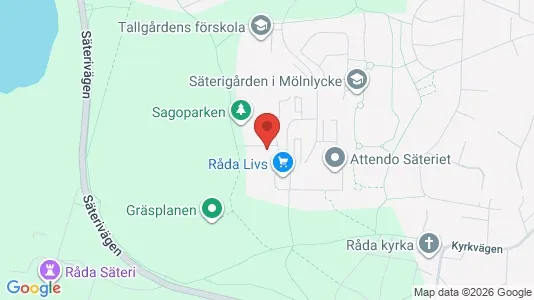 Apartments for rent i Härryda - kort over placeringen