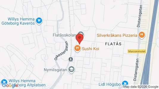 Apartments for rent i Askim-Frölunda-Högsbo - kort over placeringen