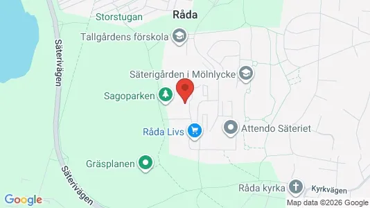 Apartments for rent i Härryda - kort over placeringen