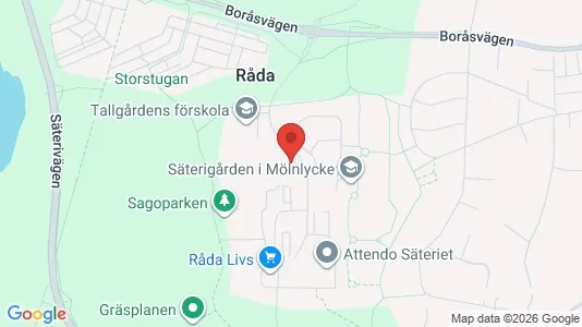 Apartments for rent i Härryda - kort over placeringen