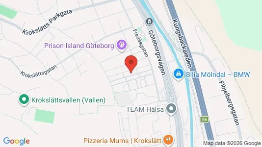 Apartments for rent i Mölndal - kort over placeringen
