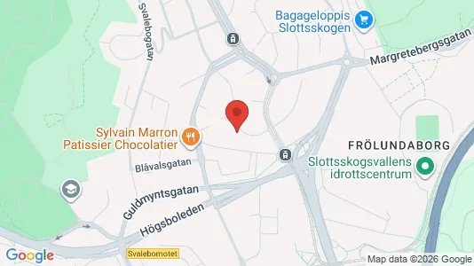 Apartments for rent i Majorna-Linné - kort over placeringen
