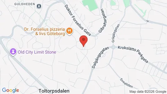 Apartments for rent i Gothenburg City Centre - kort over placeringen