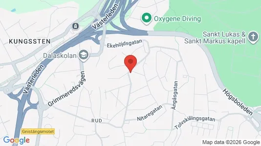 Apartments for rent i Gothenburg West - kort over placeringen