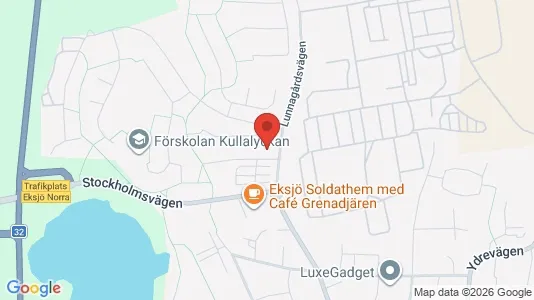 Apartments for rent i Eksjö - kort over placeringen