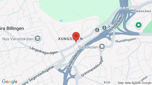 Apartments for rent i Gothenburg West - kort over placeringen