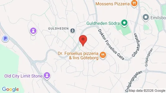 Apartments for rent i Gothenburg City Centre - kort over placeringen