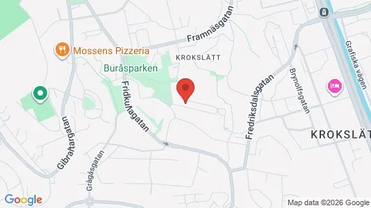 Apartments for rent i Johanneberg - kort over placeringen