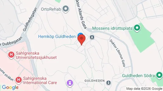 Apartments for rent i Gothenburg City Centre - kort over placeringen