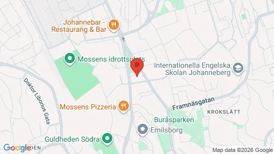 Apartments for rent i Johanneberg - kort over placeringen