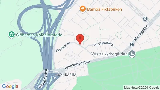 Apartments for rent i Majorna-Linné - kort over placeringen