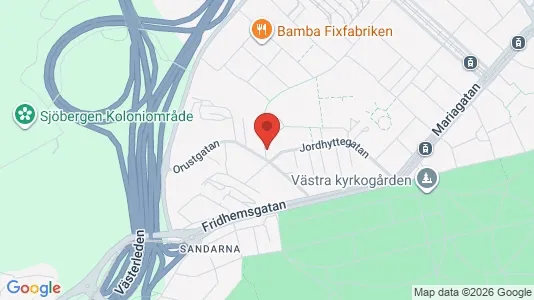 Apartments for rent i Majorna-Linné - kort over placeringen