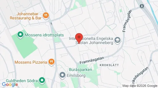 Apartments for rent i Johanneberg - kort over placeringen