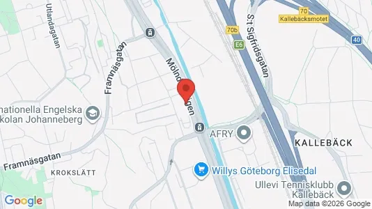 Apartments for rent i Johanneberg - kort over placeringen