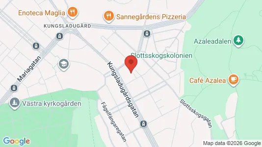 Apartments for rent i Majorna-Linné - kort over placeringen