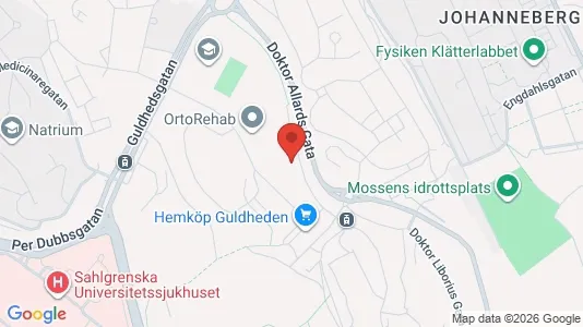 Apartments for rent i Gothenburg City Centre - kort over placeringen