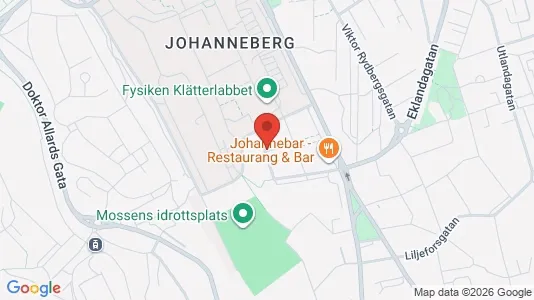 Apartments for rent i Johanneberg - kort over placeringen