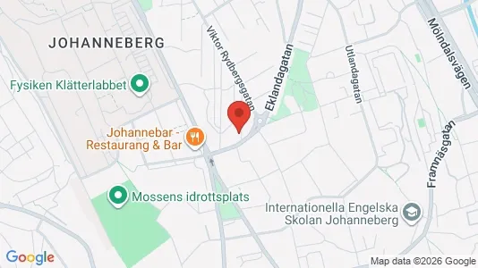Apartments for rent i Johanneberg - kort over placeringen
