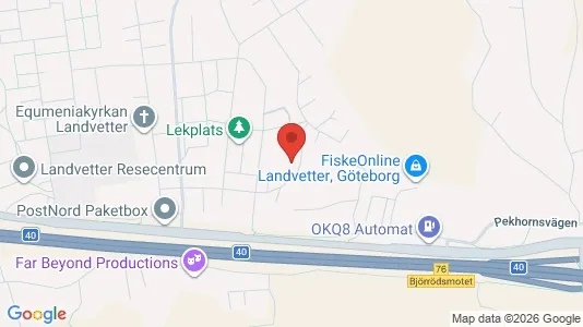 Apartments for rent i Härryda - kort over placeringen