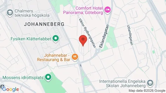 Apartments for rent i Johanneberg - kort over placeringen