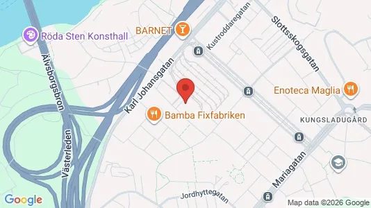 Apartments for rent i Majorna-Linné - kort over placeringen