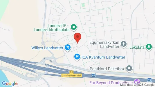 Apartments for rent i Härryda - kort over placeringen
