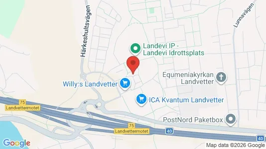 Apartments for rent i Härryda - kort over placeringen