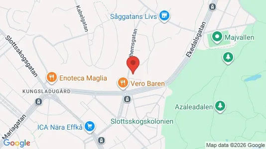 Apartments for rent i Majorna-Linné - kort over placeringen