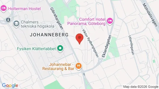 Apartments for rent i Johanneberg - kort over placeringen