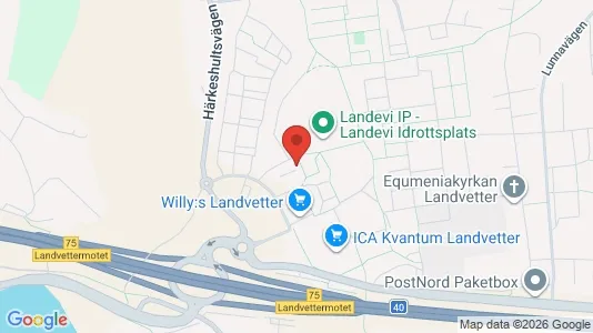 Apartments for rent i Härryda - kort over placeringen