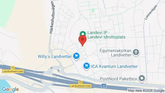 Apartments for rent i Härryda - kort over placeringen