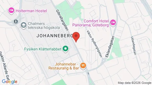Apartments for rent i Johanneberg - kort over placeringen