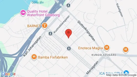 Apartments for rent i Majorna-Linné - kort over placeringen