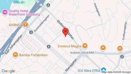 Apartments for rent i Majorna-Linné - kort over placeringen