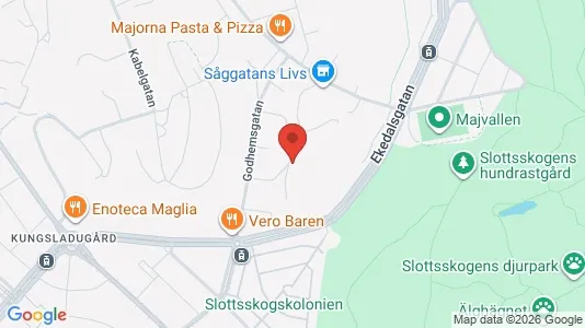Apartments for rent i Majorna-Linné - kort over placeringen