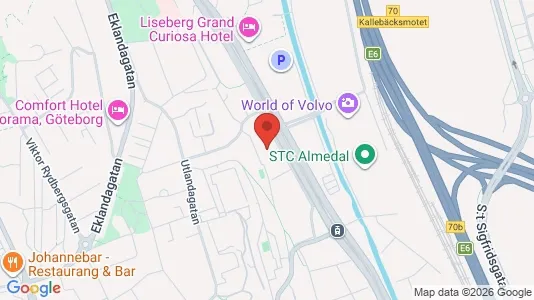 Apartments for rent i Johanneberg - kort over placeringen