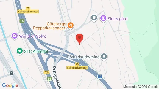 Apartments for rent i Örgryte-Härlanda - kort over placeringen