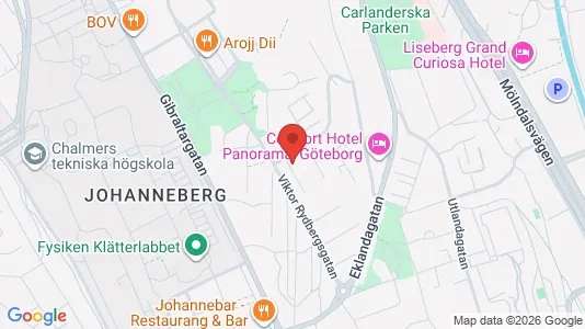Apartments for rent i Johanneberg - kort over placeringen