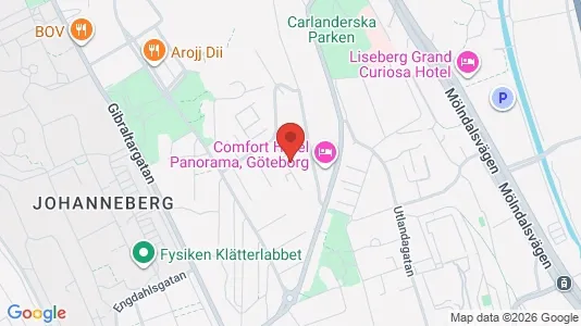 Apartments for rent i Johanneberg - kort over placeringen