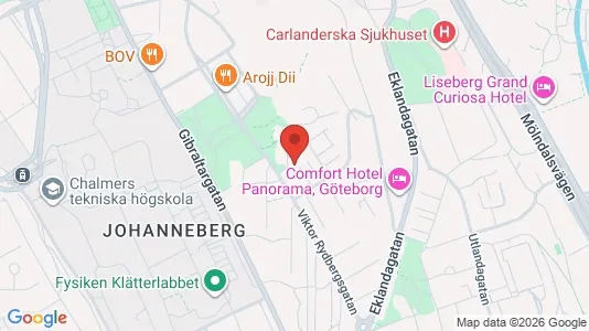 Apartments for rent i Johanneberg - kort over placeringen