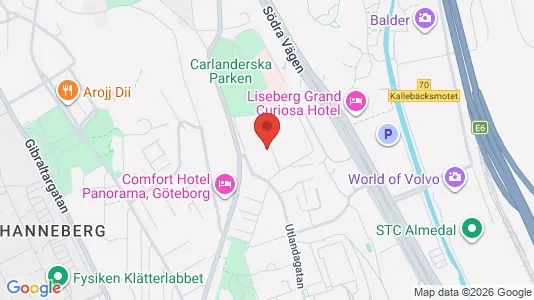 Apartments for rent i Johanneberg - kort over placeringen