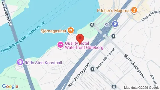 Apartments for rent i Majorna-Linné - kort over placeringen